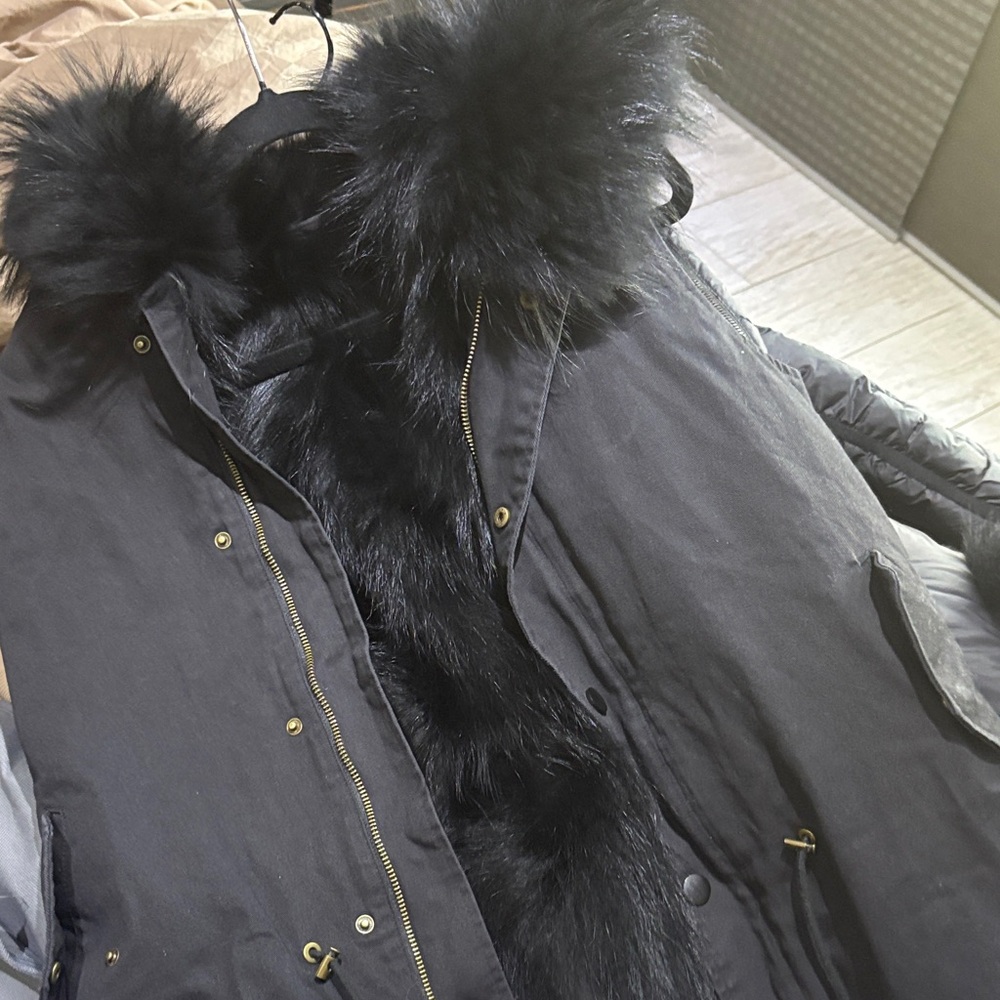 Luxurious Black Fur Vest